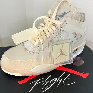 Jordan 4 Retro Off-White Sail (W)